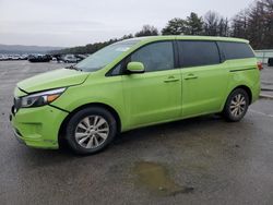Salvage cars for sale from Copart Brookhaven, NY: 2017 KIA Sedona LX