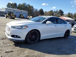 Salvage cars for sale at Mendon, MA auction: 2014 Ford Fusion Titanium