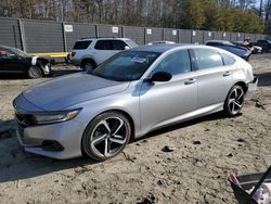 Salvage cars for sale at Waldorf, MD auction: 2022 Honda Accord Sport