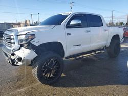 Toyota Tundra Crewmax Limited salvage cars for sale: 2020 Toyota Tundra Crewmax Limited