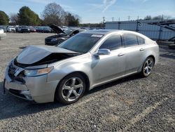 Salvage cars for sale at Mocksville, NC auction: 2010 Acura TL