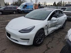 Salvage cars for sale from Copart Woodburn, OR: 2023 Tesla Model 3