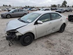 Salvage cars for sale from Copart Houston, TX: 2018 Toyota Corolla L
