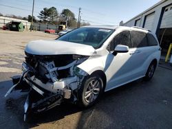 Toyota Sienna XLE salvage cars for sale: 2022 Toyota Sienna XLE