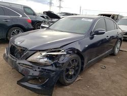 Salvage cars for sale at Dyer, IN auction: 2013 Hyundai Genesis 3.8L