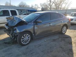 Salvage cars for sale at Wichita, KS auction: 2019 Nissan Sentra S