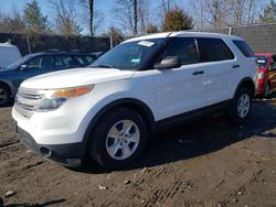 Salvage cars for sale from Copart Waldorf, MD: 2013 Ford Explorer