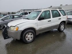 Salvage cars for sale at Vallejo, CA auction: 2001 Ford Escape XLS