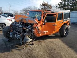 Jeep salvage cars for sale: 2012 Jeep Wrangler Unlimited Sport