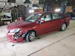 Salvage cars for sale from Copart Albany, NY: 2015 Subaru Legacy 2.5I Premium