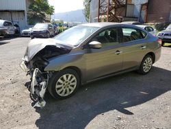 Nissan Sentra Vehiculos salvage en venta: 2015 Nissan Sentra S