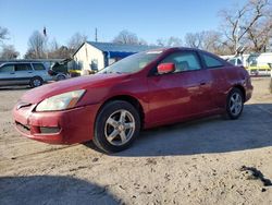 Salvage cars for sale from Copart Wichita, KS: 2003 Honda Accord EX