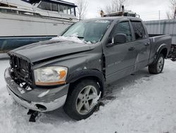 Salvage trucks for sale at Bowmanville, ON auction: 2006 Dodge RAM 1500 ST