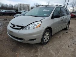 Salvage cars for sale from Copart Central Square, NY: 2008 Toyota Sienna CE