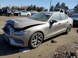 Salvage cars for sale at Denver, CO auction: 2019 Volvo S60 T6 Momentum