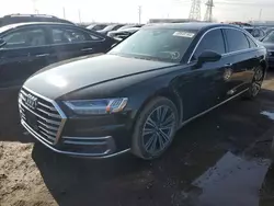 Salvage cars for sale from Copart Elgin, IL: 2019 Audi A8 L