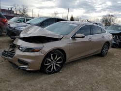 Salvage cars for sale from Copart Lansing, MI: 2018 Chevrolet Malibu LT