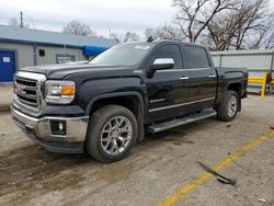 Vehiculos salvage en venta de Copart Wichita, KS: 2015 GMC Sierra K1500 SLT