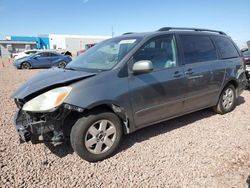 Toyota Sienna XLE salvage cars for sale: 2004 Toyota Sienna XLE