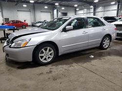 Salvage cars for sale at Ham Lake, MN auction: 2004 Honda Accord EX