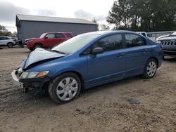 Salvage cars for sale at Midway, FL auction: 2010 Honda Civic VP