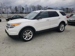 Salvage cars for sale at Spartanburg, SC auction: 2013 Ford Explorer XLT