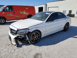 Salvage cars for sale from Copart Kansas City, KS: 2017 Mercedes-Benz C 43 4matic AMG