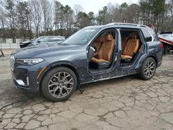 BMW salvage cars for sale: 2021 BMW X7 XDRIVE40I