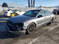 Salvage cars for sale at Van Nuys, CA auction: 2015 Audi A8 L Quattro