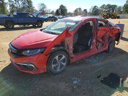 Salvage cars for sale from Copart Longview, TX: 2020 Honda Civic LX