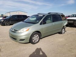 Salvage cars for sale from Copart Amarillo, TX: 2009 Toyota Sienna CE
