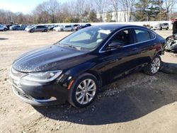 Salvage cars for sale at North Billerica, MA auction: 2015 Chrysler 200 C