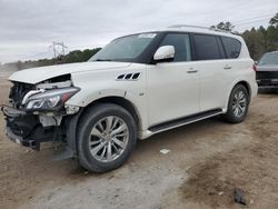Salvage cars for sale at Greenwell Springs, LA auction: 2017 Infiniti QX80 Base