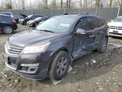 Salvage cars for sale from Copart Waldorf, MD: 2015 Chevrolet Traverse LT