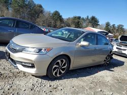 Vehiculos salvage en venta de Copart Mendon, MA: 2017 Honda Accord EXL