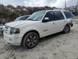 Salvage cars for sale from Copart Reno, NV: 2008 Ford Expedition Limited