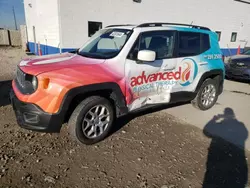 Salvage cars for sale from Copart Farr West, UT: 2016 Jeep Renegade Latitude