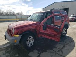 Salvage cars for sale from Copart Rogersville, MO: 2005 Jeep Liberty Sport