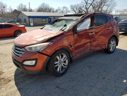 Salvage cars for sale from Copart Wichita, KS: 2013 Hyundai Santa FE Sport