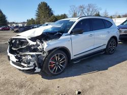 Salvage cars for sale from Copart Finksburg, MD: 2022 Acura MDX Type S Advance
