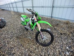 Salvage Motorcycles for sale at auction: 2022 Kawasaki KX252 C