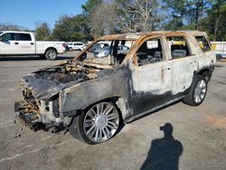 Salvage cars for sale at Eight Mile, AL auction: 2015 Cadillac Escalade Platinum