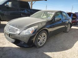 Salvage cars for sale from Copart Temple, TX: 2011 Infiniti G37 Base