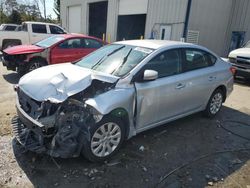 Salvage cars for sale at Savannah, GA auction: 2016 Nissan Sentra S