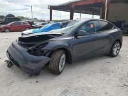 Salvage cars for sale from Copart Homestead, FL: 2024 Tesla Model Y