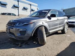 Vehiculos salvage en venta de Copart Albuquerque, NM: 2017 Land Rover Range Rover Evoque HSE