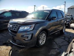 Ford Explorer salvage cars for sale: 2017 Ford Explorer XLT