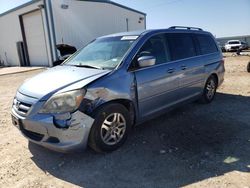 Salvage cars for sale at Temple, TX auction: 2006 Honda Odyssey EXL