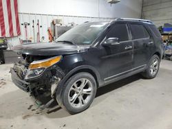 Salvage cars for sale at Des Moines, IA auction: 2013 Ford Explorer Limited