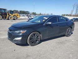 Chevrolet salvage cars for sale: 2021 Chevrolet Malibu LT